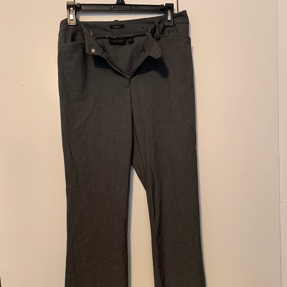 Grey dress slacks